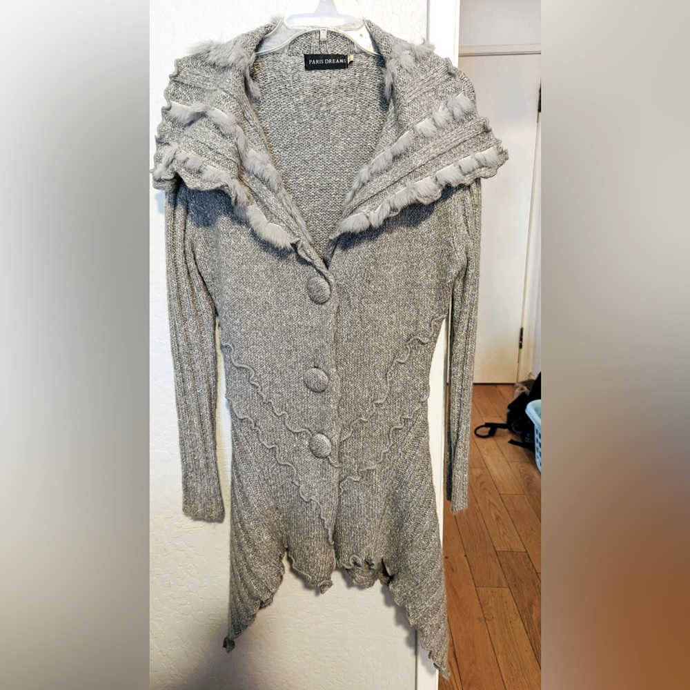 Paris Dreams - XL Gray Sweater - No tags, but has never been worn.
